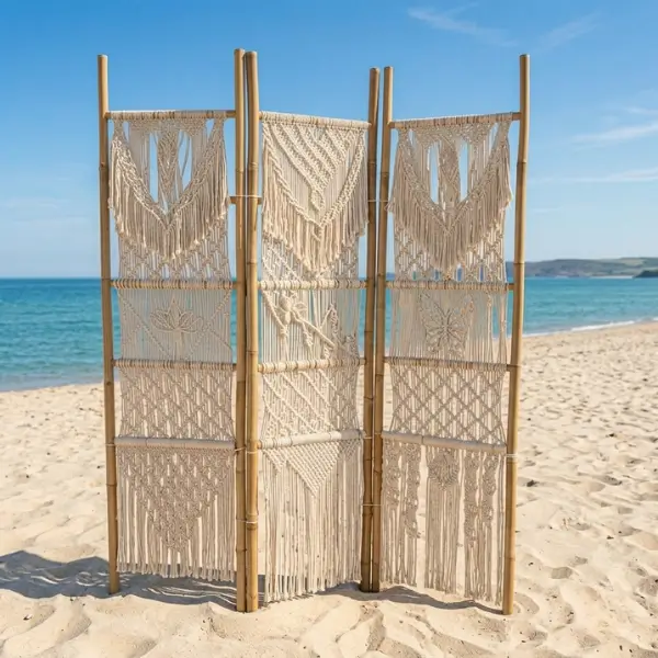 Paravent macramé