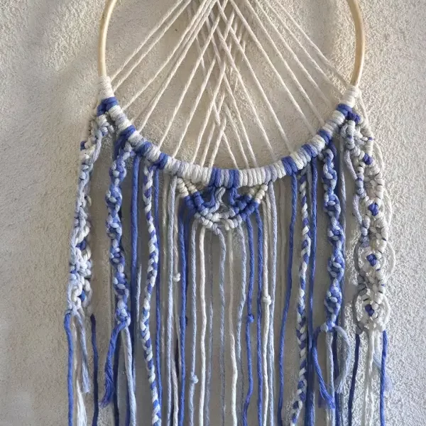 Macramé "Brise Océane"