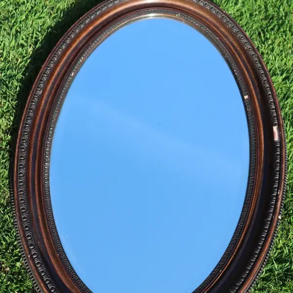 Miroir ovale vintage