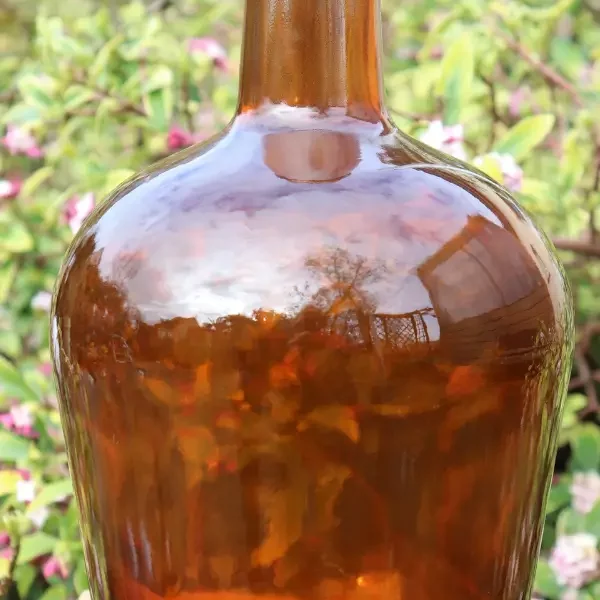 Dame Jeanne en verre ambré - 4L