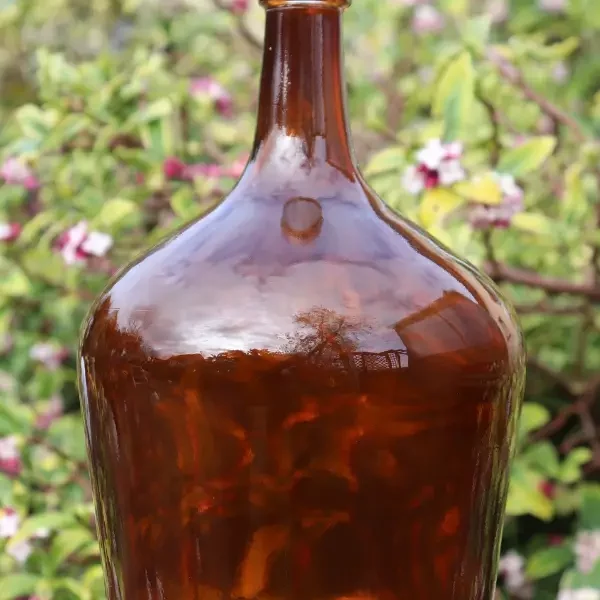 Dame Jeanne en verre ambré - 2L