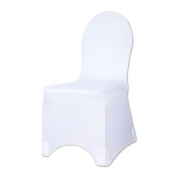 Housse en lycra blanche